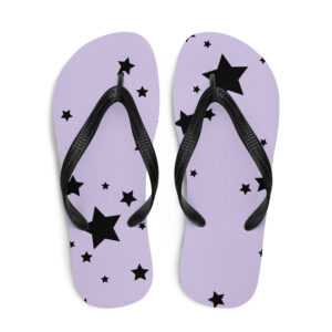 Flip-Flops - Purple Stars
