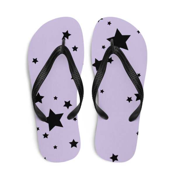 Flip-Flops - Purple Stars