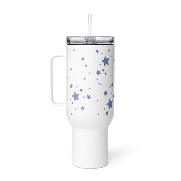 Travel mug - Purple Stars - Image 6