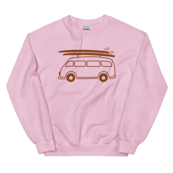 Crew Neck Sweatshirt - Let's Go Surf - Image 11