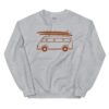 Crew Neck Sweatshirt - Let's Go Surf - Image 9