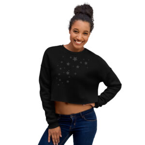 Crop Sweatshirt - Stars