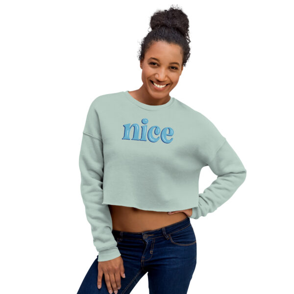 Crop Sweatshirt - Nice - Image 5