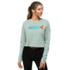 Crop Sweatshirt - Stripes Fish - Image 9