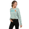 Crop Sweatshirt - Stripes Fish - Image 10