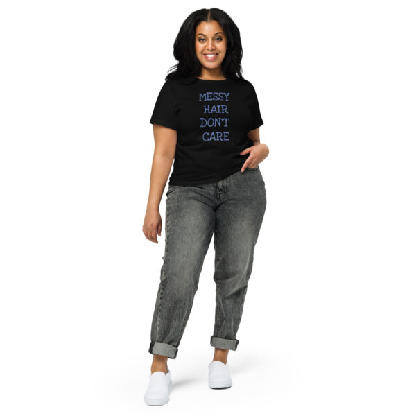 T-shirt High-Waisted - Messy Hair Don't Care - Image 2