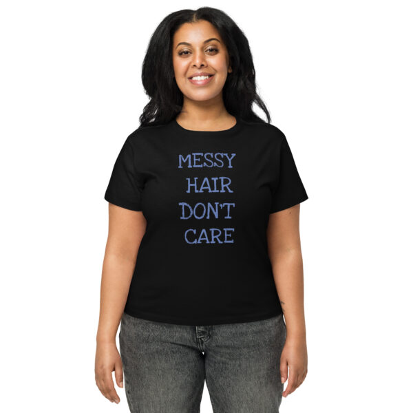T-shirt High-Waisted - Messy Hair Don't Care - Image 3
