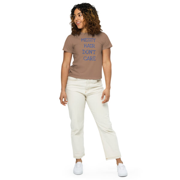 T-shirt High-Waisted - Messy Hair Don't Care - Image 11