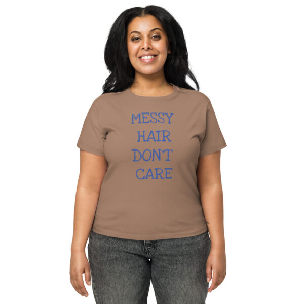 T-shirt High-Waisted - Messy Hair Don't Care - Image 5