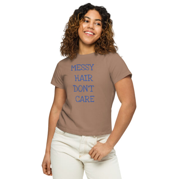 T-shirt High-Waisted - Messy Hair Don't Care - Image 10