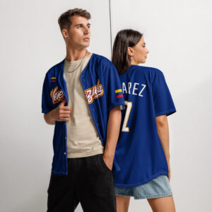 Jersey Venezuelan BB Team Edition - Royal Blue Suarez #7