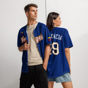 Jersey Venezuelan BB Team Edition - Royal Blue Palencia #29