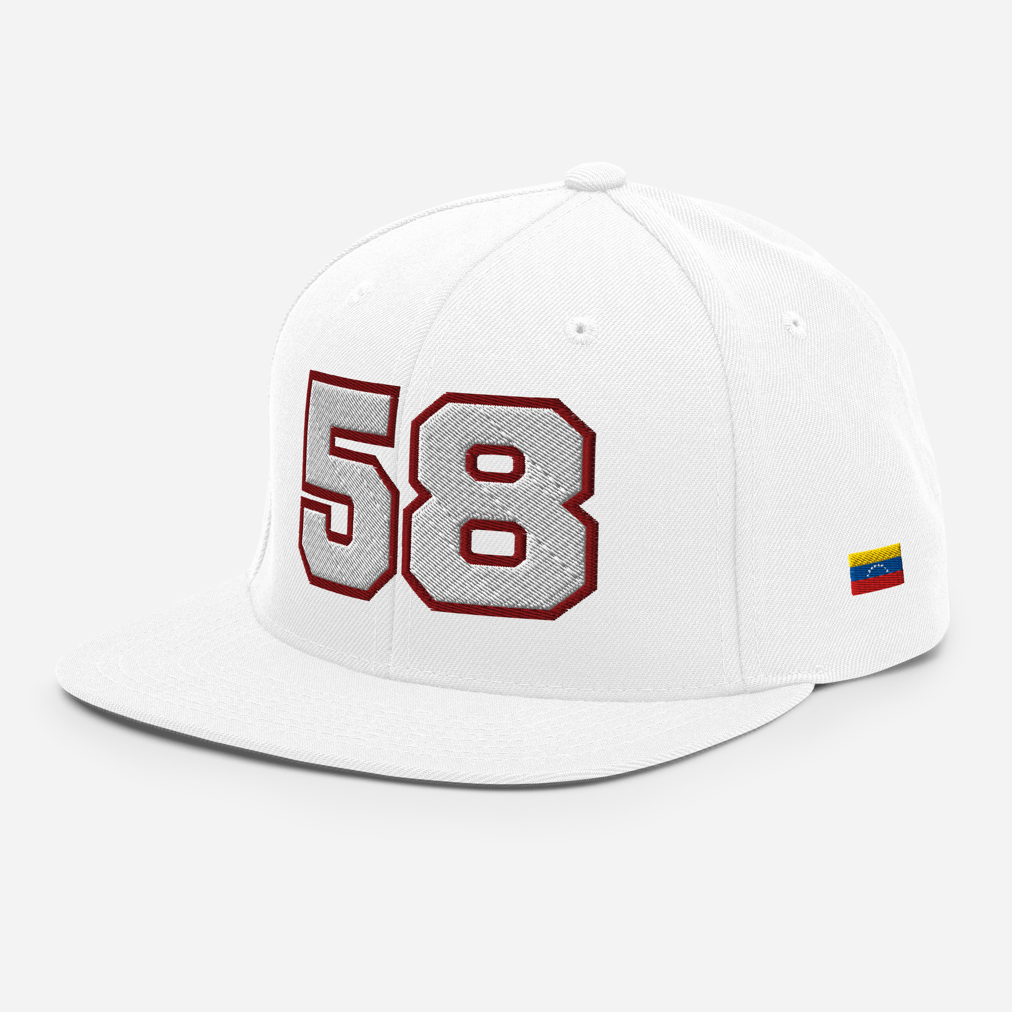 Hat Snapback Unisex - Venezuela 58 Coral - Image 15